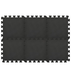 Tapis de sol 54 pcs 4,86㎡ Mousse EVA Noir