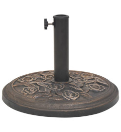 Socle de parasol Résine Rond Bronze 9 kg