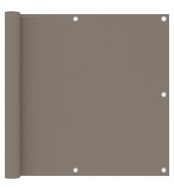 Écran de balcon Taupe 90x300 cm Tissu Oxford