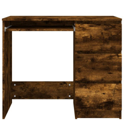 Bureau Chêne fumé 90x45x76 cm Bois d'ingénierie