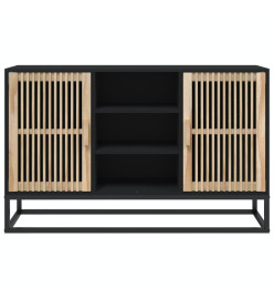 Buffet noir 105x30x65 cm bois d'ingénierie