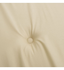 Coussin de banc de jardin beige 120x50x3 cm tissu oxford