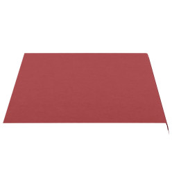 Tissu de remplacement pour auvent Bordeaux rouge 3,5x2,5 m