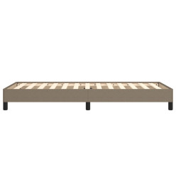 Cadre de lit Taupe 100x200 cm Tissu
