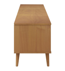 Meuble TV MOLDE Marron 158x40x49 cm Bois de pin massif