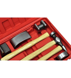 Kit de marteaux de carrosserie de voiture et de bosses 7 pcs