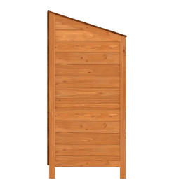 Remise de jardin Marron 55x52x112 cm Bois de sapin solide