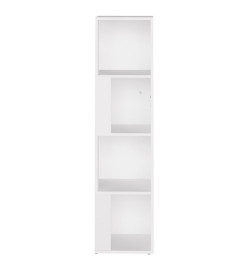 Armoire d'angle Blanc 33x33x132 cm Aggloméré