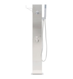 Robinet de douche de jardin 110 cm Acier inoxydable