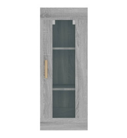 Armoire murale suspendue Sonoma gris 34,5x34x90 cm