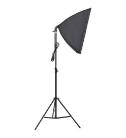 Kit de studio photo avec boîte à lumière et toile de fond