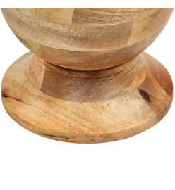 Table d'appoint ronde 43x43x66 cm Bois de manguier massif