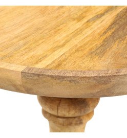 Table d'appoint ronde 43x43x66 cm Bois de manguier massif