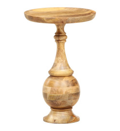 Table d'appoint ronde 43x43x66 cm Bois de manguier massif