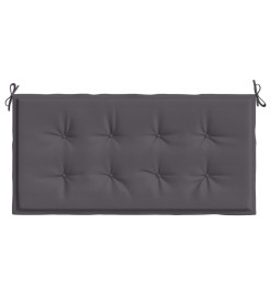 Coussin de banc de jardin anthracite 120x50x3 cm tissu oxford