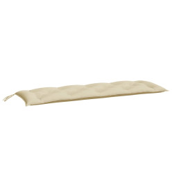 Coussin de banc de jardin beige 150x50x7 cm tissu oxford