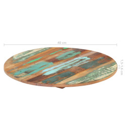 Dessus de table rond 40 cm 15-16 mm Bois de récupération