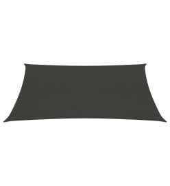 Voile d'ombrage 160 g/m² Anthracite 2x2,5 m PEHD