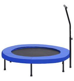 Trampoline de fitness avec poignée et coussin de sécurité 122cm