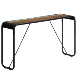 Table console 140x35x76 cm Bois de récupération massif