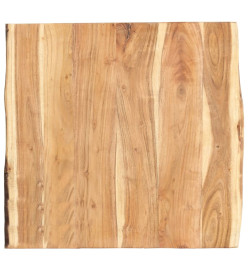 Dessus de table Bois d'acacia massif 58x(50-60)x3,8 cm