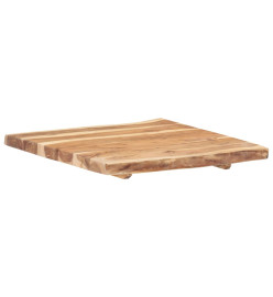 Dessus de table Bois d'acacia massif 58x(50-60)x3,8 cm