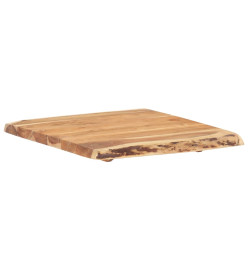 Dessus de table Bois d'acacia massif 58x(50-60)x3,8 cm