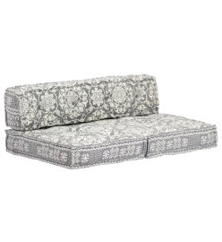 Pouf Gris clair Tissu