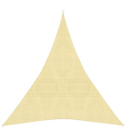 Voile d'ombrage 160 g/m² Beige 5x6x6 m PEHD