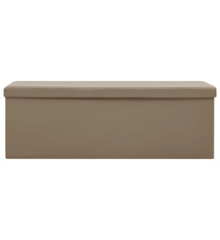 Banc de rangement pliable Cappuccino PVC