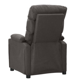 Fauteuil de massage Gris foncé Tissu