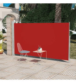 Auvent latéral de patio 160x300 cm Rouge