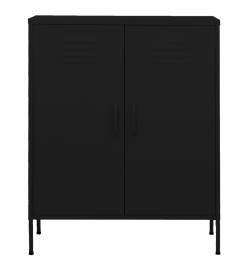 Armoire de rangement Noir 80x35x101,5 cm Acier