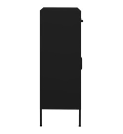 Armoire de rangement Noir 80x35x101,5 cm Acier