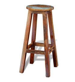 Tabouret de bar Bois de récupération massif