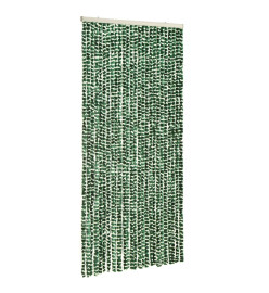 Moustiquaire Vert et blanc 100x220 cm Chenille