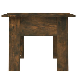 Table basse Chêne fumé 55x55x42 cm Aggloméré