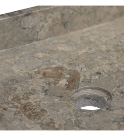 Lavabo Gris 40x40x10 cm Marbre