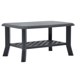 Table basse Anthracite 90 x 60 x 46 cm Plastique