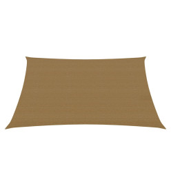 Voile d'ombrage 160 g/m² Taupe 4/5x3 m PEHD