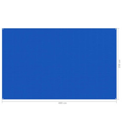 Tapis de tente 250x400 cm Bleu