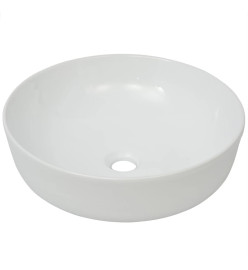 Lavabo ronde Céramique Blanc 41,5 x 13,5 cm