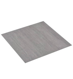 Planche de plancher PVC autoadhésif 5,11 m² Gris pointillé