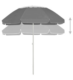 Parasol de plage Anthracite 300 cm