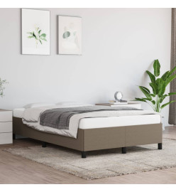 Cadre de lit Taupe 120x200 cm Tissu