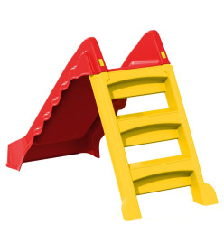 Toboggan pliable d'enfants Intérieur/Extérieur Rouge et jaune