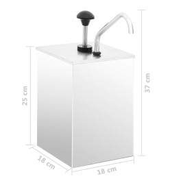 Distributeur de sauces Acier inoxydable 3,5 L