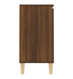 Buffet Chêne marron 103,5x35x70 cm Bois d'ingénierie