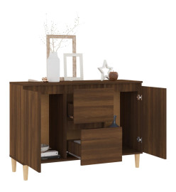 Buffet Chêne marron 103,5x35x70 cm Bois d'ingénierie