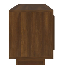 Meuble TV chêne marron 102x35x45 cm bois d'ingénierie